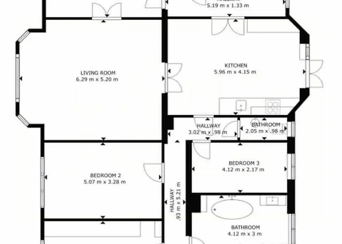 Lejlighed Renovated Flat From 1896 Near The Lakes